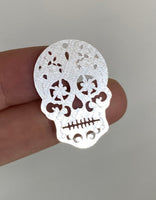 Calavera mediana 3cm Plata